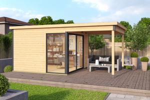 NIEUW Modern luxe blokhut Domeo 2 Set