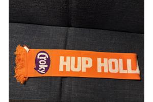 Oranje KNVB Croky acryl sjaal met franjes NIEUW