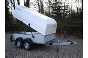 Westfalia aanhanger tendumasser met polyesterkap gesloten