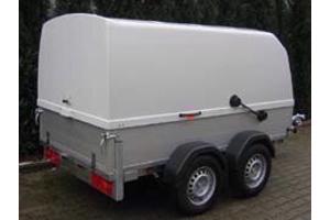 Westfalia aanhanger tendumasser met polyesterkap gesloten