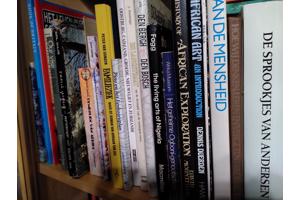 Veel boeken zowel natuur als romans