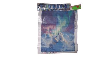 nr 18 Diamond Painting ijsberen 50x40cm (vierkant)