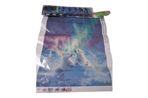 nr 18 Diamond Painting ijsberen 50x40cm (vierkant)