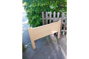 Houten verstelbare ledikant handmatig+ matras