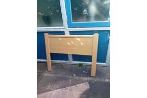 Houten verstelbare ledikant handmatig+ matras