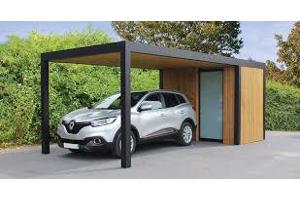 Strak tuinhuis MALUWI -Aluminium in diverse standaard maten