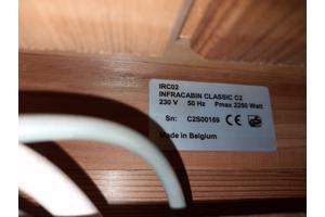Goed werkende infraroodsauna (tweepersoons)