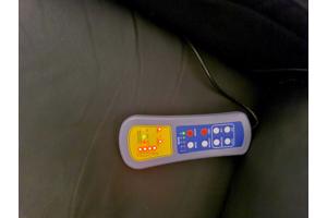 vidaXL Massage Fauteuil van kunstleer zwart