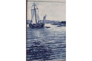 Delftsblauw,hanxgeschilderd,Ruijsdaal