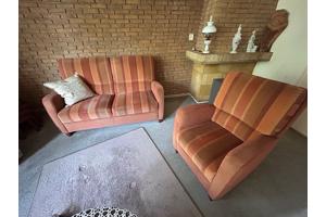 Retro Bankstel en fauteuil uit de Jaren '70