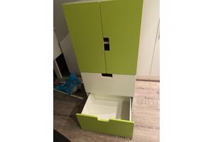 Ikea kast licht groen/wit