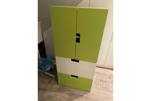 Ikea kast licht groen/wit