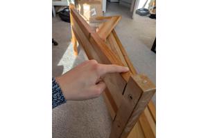 Lundia 1 persoons houten bed