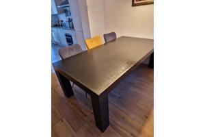 Zwarte eettafel 220 x 110