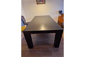 Zwarte eettafel 220 x 110