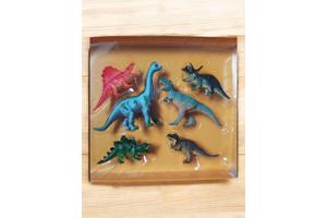 6 delig Animal World Dinosaurus speel set