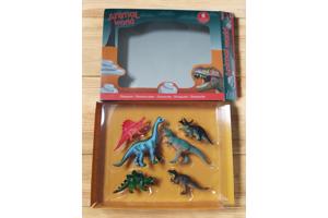 6 delig Animal World Dinosaurus speel set