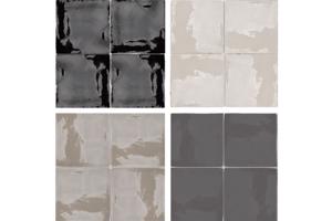 Handvorm 8 kleuren 13x13 cm Spaanse witjes handvorm tegels