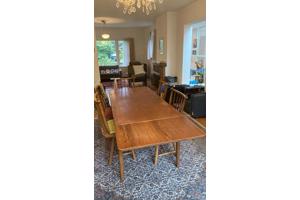 uitschuifbare eettafel ( hout)