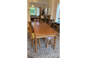 uitschuifbare eettafel ( hout)