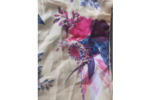 Metrofive bloemen shirt vhals geel XXL/44