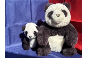 Pandabeer set van 2 panda beren Gund knuffel