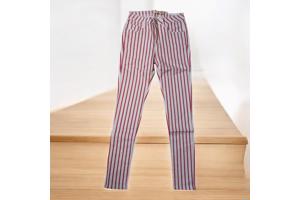 Redial Denim Paris skinny jeans wit rood S