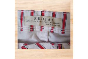 Redial Denim Paris skinny jeans wit rood S