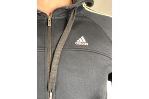 Adidas heren vest zwart met rits
