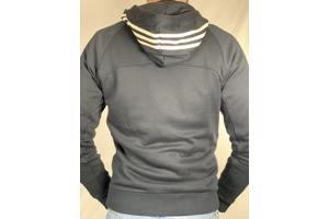 Adidas heren vest zwart met rits