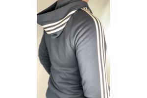 Adidas heren vest zwart met rits