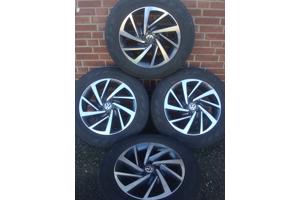 17 Inch Originele VW Woodstock Velgen en Banden 5x112