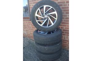 17 Inch Originele VW Woodstock Velgen en Banden 5x112