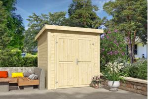 Blokhut Sara 200x200 Onbehandeld vuren