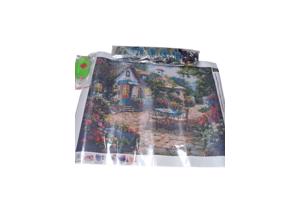 nr 64 Diamond Painting plattelands huisje 50x40cm (vierkant)