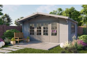 Blokhut - Tuinhuis Newcastle | 58 mm | vuren onbehandeld