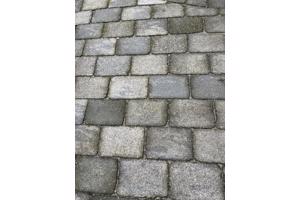 20m2 grijze tuintegels