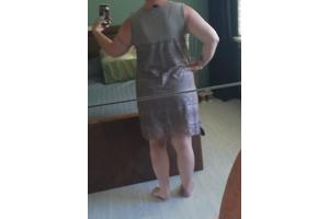 Stretchy jurk met kant 44/46 XXL/XXXL