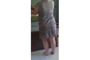 Stretchy jurk met kant 44/46 XXL/XXXL
