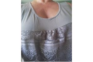 Stretchy jurk met kant 44/46 XXL/XXXL