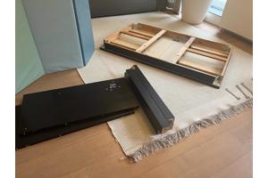 IKEA Bjursta uitschuiftafel zwart