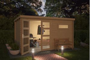 Blokhut Timian 380x230 Onbehandeld vuren