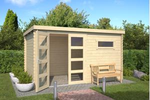 Blokhut Timian 380x230 Onbehandeld vuren