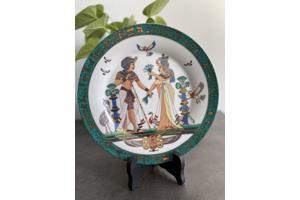 Vintage Egyptisch decoratief bord