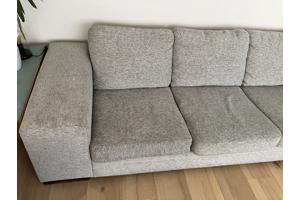 Grijze bank 3 personen