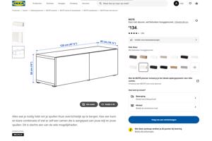 Gratis kast besta 2x tv kast
