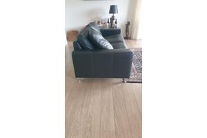 Leren bank als nieuw 2,5 zits 1,80 breed