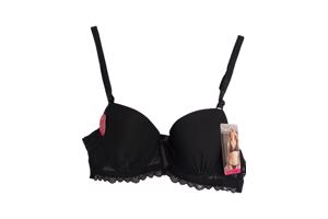 Rosa Junio - DF042 - push-up - bh - zwart - 75A