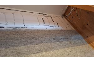 ongeveer 90 mdf latjes, wit, 240 cm lang