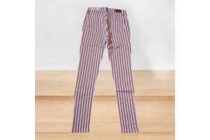 Redial Denim Paris skinny jeans wit rood S/36